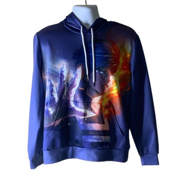 Unbranded Anime Manga Hooded Sweatshirt Size Large Men's Long Sleeves Graphic - Picture 3 of 7